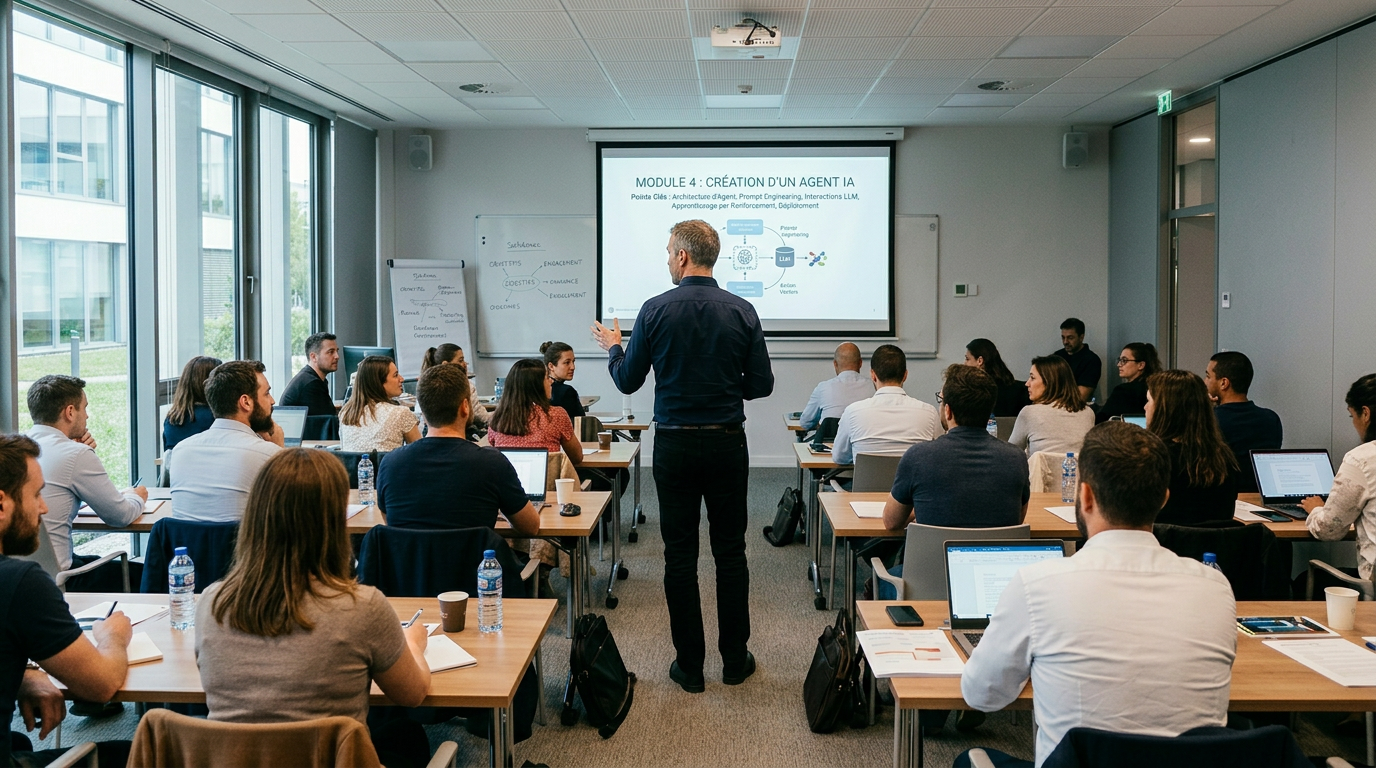 Image d'un cours dispensé par OMRI