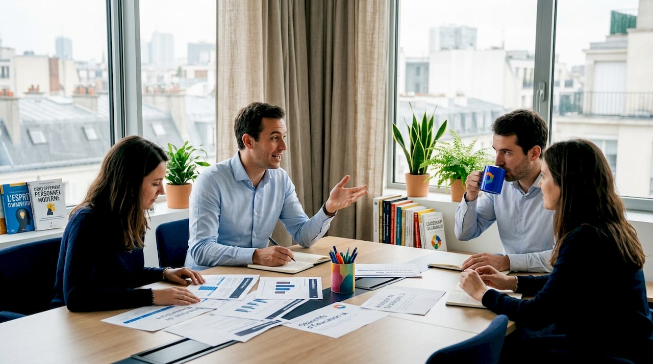 Rencontre de l’équipe IA pour faire le point sur le diagnostic de formation